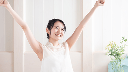 施術後のスッキリ感を目指す